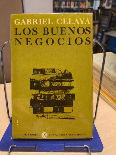 Portada del libro de GABRIEL CELAYA - LOS BUENOS NEGOCIOS - SEIX BARRAL ED. 1965 / 1ª EDICION