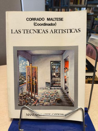 Portada del libro de CORRADO MALTESE - LAS TÉCNICAS ARTÍSTICAS -CÁTEDRA, 1994
