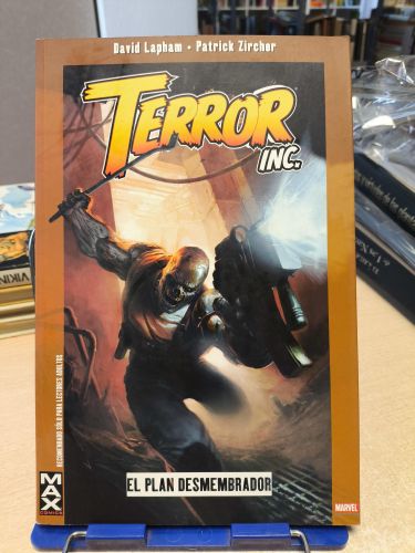 Portada del libro de TERROR INC. - EL PLAN DESMEMBRADOR - DAVID LAPHAM - PANINI