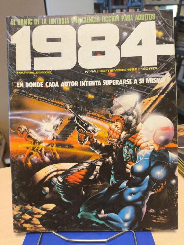 Portada del libro de 1984. EL COMIC DE LA FANTASÍA Y CIENCIA FICCIÓN. Nº 44. TOUTAIN