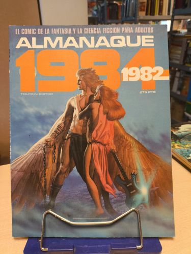 Portada del libro de 1984. EL COMIC DE LA FANTASÍA Y CIENCIA FICCIÓN - ALMANAQUE 1982