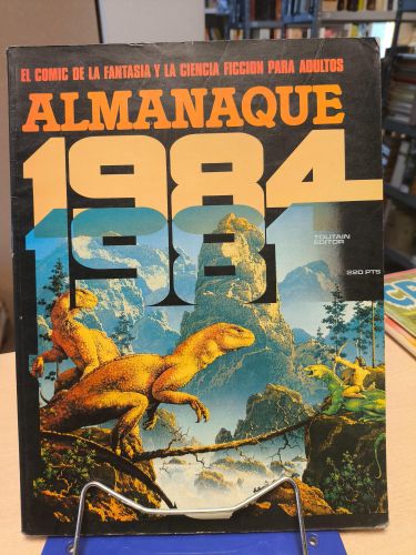 Portada del libro de 1984. EL COMIC DE LA FANTASÍA Y CIENCIA FICCIÓN - ALMANAQUE 1981