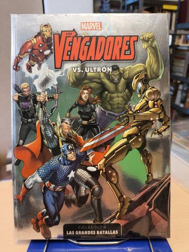 Portada del libro de LOS VENGADORES VS. ULTRON - GRANDES BATALLAS 1