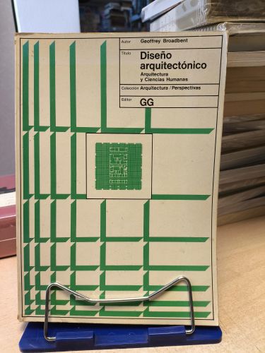 Portada del libro de DISEÑO ARQUITECTÓNICO : ARQUITECTURA Y CIENCIAS HUMANAS / GEOFFREY BROADBENT.