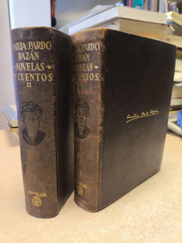 Portada del libro de EMILIA PARDO BAZAN - NOVELAS Y CUENTOS (2 TOMOS) - AGUILAR 1957
