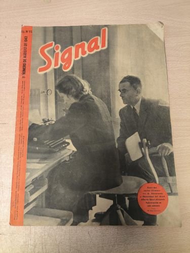 Portada del libro de REVISTA SIGNAL SP Nº 15 - 1º NUMERO DE AGOSTO DE 1943