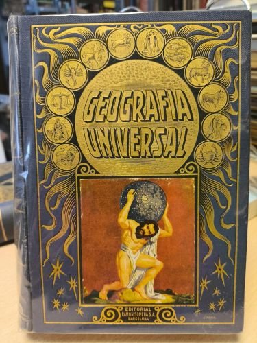 Portada del libro de GEOGRAFIA UNIVERSAL - AGUSTIN BLANQUEZ - SOPENA 1935