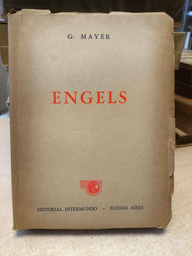Portada del libro de G. MAYER - ENGELS - ED. INTERMUNDO 1946