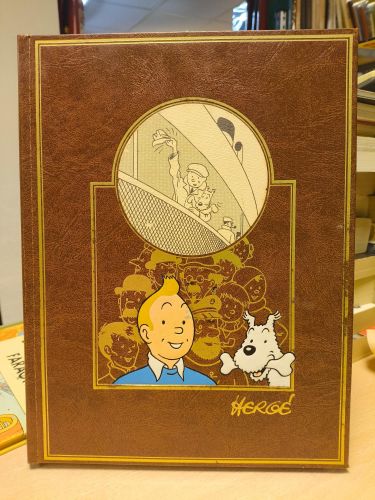 Portada del libro de Hergé - Tintín en blanco y negro - Set de 8 Facsimiles numerados