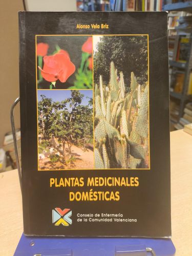 Portada del libro de PLANTAS MEDICINALES DOMESTICAS - ALONSO VELA BRIZ