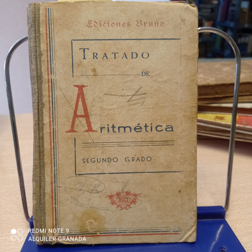 Portada del libro de TRATADO DE ARITMÉTICA. SEGUNDO GRADO. CURSO MEDIO