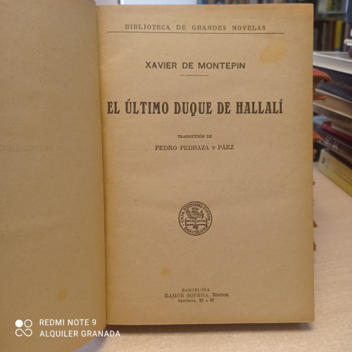 Portada del libro de El Último Duque De hallalí