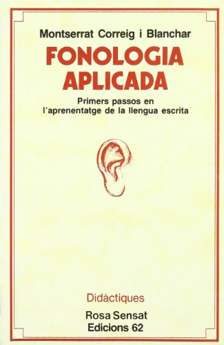 Portada del libro de Fonologia aplicada.: Primers passos en l'aprenentatge de la llengua escrita