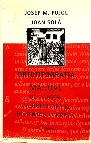 Portada del libro de ORTOTIPOGRAFIA JOSEP M. PUJOL /JOAN SOLÀ