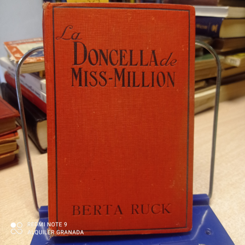 Portada del libro de LA DONCELLA DE MISS MILLION. - JUVENTUD 1927