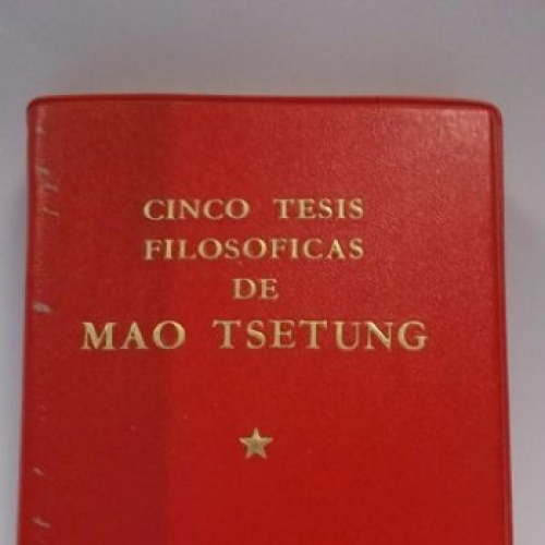 Portada del libro de CINCO TESIS FILOSOFICAS DE MAO TSETUNG