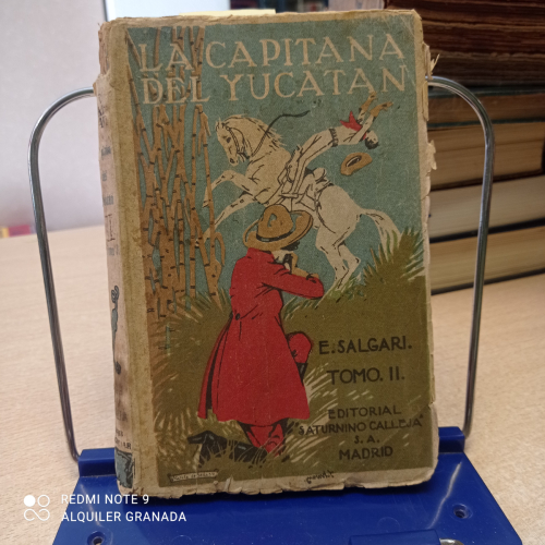 Portada del libro de La capitana del Yucatán . Tomo II