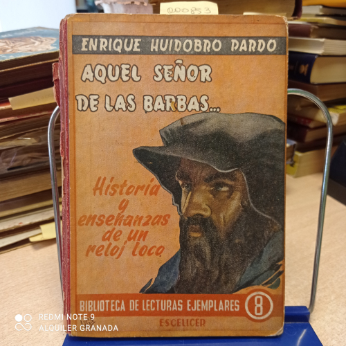 Portada del libro de Aquel señor de las barbas..., Historia y enseñanzas de un reloj loco