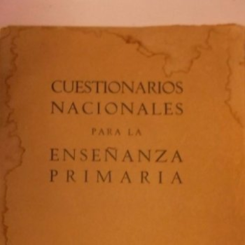 Portada del libro de Cuestionarios Nacionales Para La Enseñanza Primaria