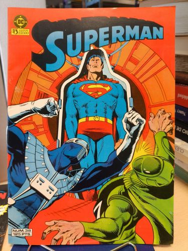 Portada del libro de SUPERMAN (1984, ZINCO) NUMERO 38 (ÚLTIMO NÚMERO)