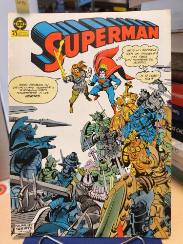 Portada del libro de SUPERMAN (1984, ZINCO) NUMERO 37