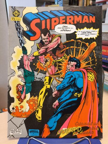 Portada del libro de SUPERMAN (1984, ZINCO) NUMERO 33