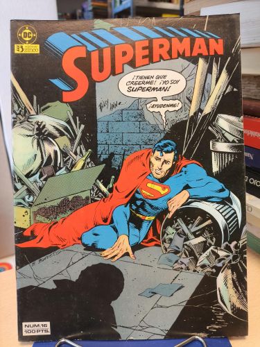 Portada del libro de SUPERMAN (1984, ZINCO) NUMERO 16