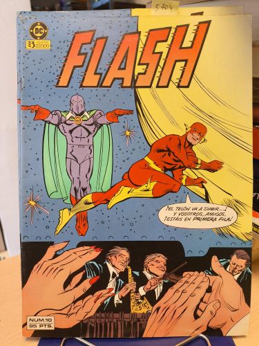 Portada del libro de FLASH (1984, ZINCO) NÚMERO 10