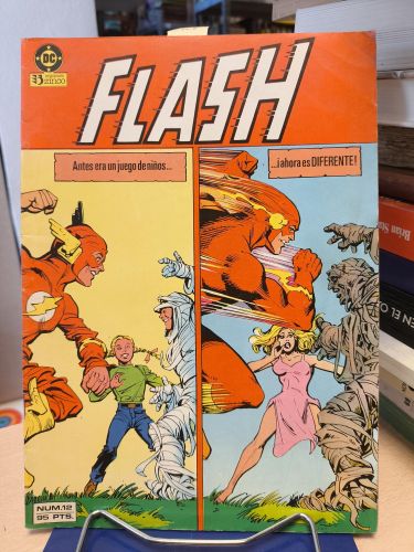 Portada del libro de FLASH (1984, ZINCO) NÚMERO 12