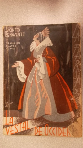 Portada del libro de LA VESTAL DE OCCIDENTE, COLECCIÓN DE TEATRO LA FARSA Nº 367