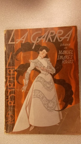 Portada del libro de LA GARRA, COLECCIÓN DE TEATRO LA FARSA Nº 380