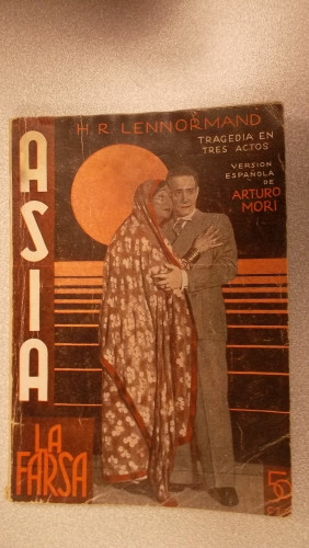 Portada del libro de ASIA, COLECCIÓN DE TEATRO LA FARSA Nº 291