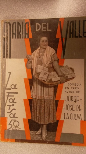 Portada del libro de MARIA DEL VALLE, COLECCIÓN DE TEATRO LA FARSA Nº 361