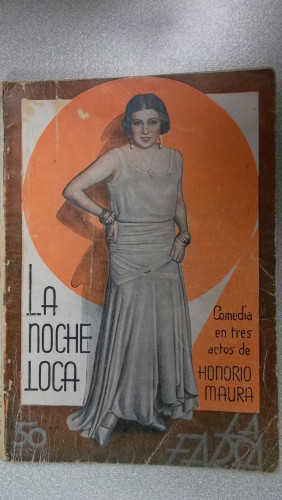 Portada del libro de LA NOCHE LOCA, COLECCIÓN DE TEATRO LA FARSA Nº 188