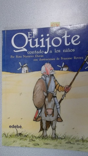 Portada del libro de EL QUIJOTE CONTADO A LOS NIÑOS