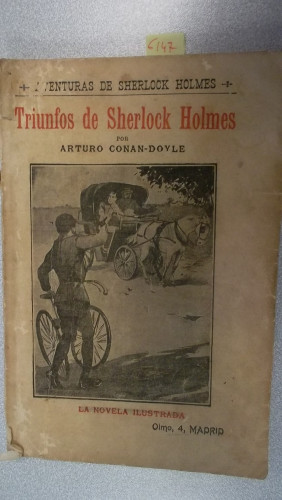 Portada del libro de TRIUNFOS DE SHERLOCK HOLMES