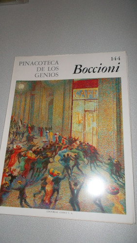 Portada del libro de PINACOTECA DE LOS GENIOS Nº 144; UMBERTO BOCCIONI