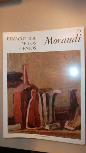 Portada del libro de PINACOTECA DE LOS GENIOS Nº 70 ; GIORGIO MORANDI
