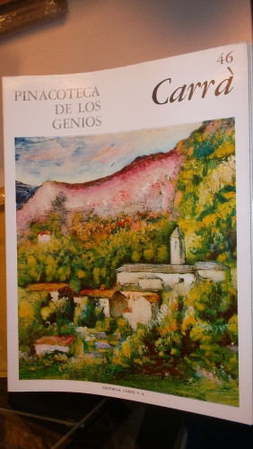Portada del libro de PINACOTECA DE LOS GENIOS Nº 46 ; CARLOS CARRA