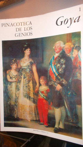 Portada del libro de PINACOTECA DE LOS GENIOS Nº 1 ; FRANCISCO GOYA
