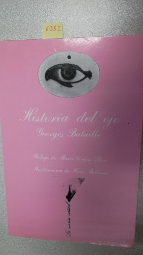 Portada del libro de HISTORIA DEL OJO (PROLOGO DE MARIO VARGAS LLOSA)