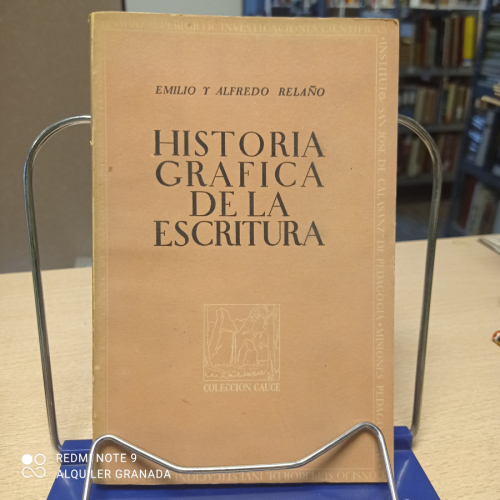 Portada del libro de HISTORIA GRÁFICA DE LA ESCRITURA