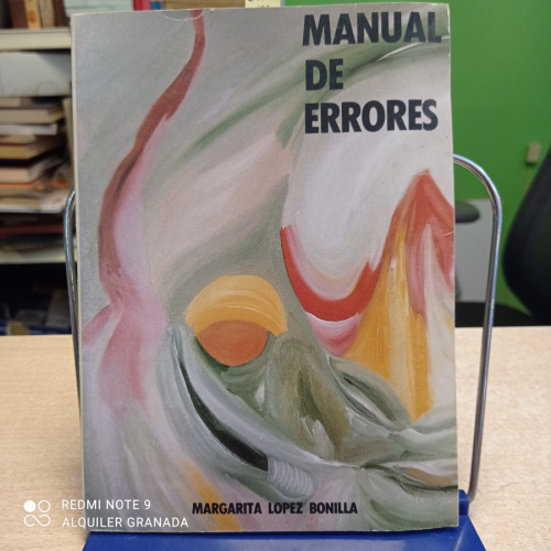 Portada del libro de MANUAL DE ERRORES