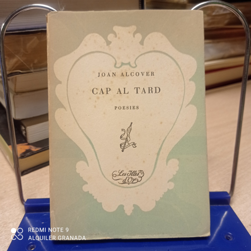 Portada del libro de JOAN ALCOVER - CAP AL TARD - POESIES