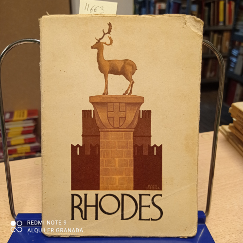 Portada del libro de RHODES GUIDE DU TURISTE- BESTETTI & TUMMINELLI 1929