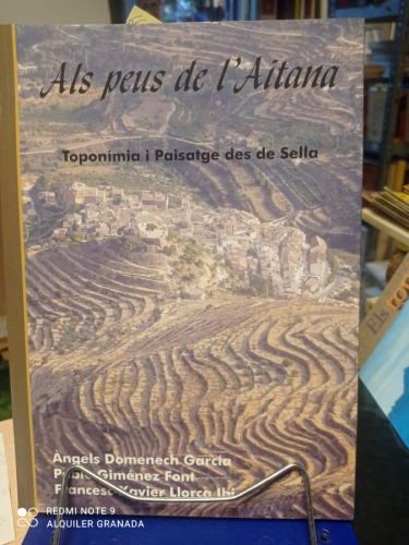 Portada del libro de ALS PEUS DE L'AITANA. TOPONÍMIA I PAISATGE DES DE SELLA