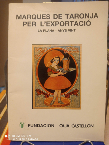 Portada del libro de MARQUES DE TARONJA PER L´EXPORTACIO LA PLANA - ANYS VINT