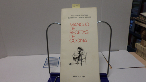 Portada del libro de MANOJO DE RECETAS DE COCINA-MURCIA 1984