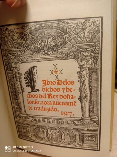Portada del libro de LIBRO DE LOS DICHOS Y HECHOS DEL REY DON ALONSO - FACSIMIL