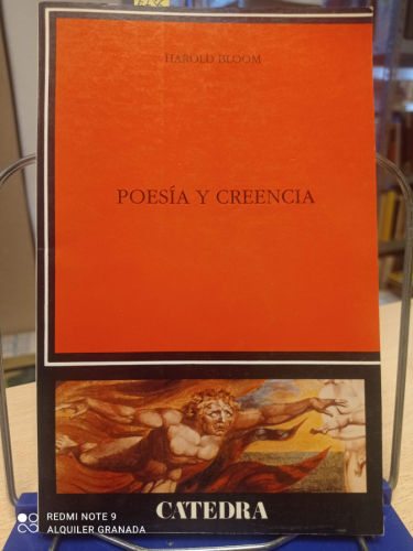 Portada del libro de Poesia y creencia